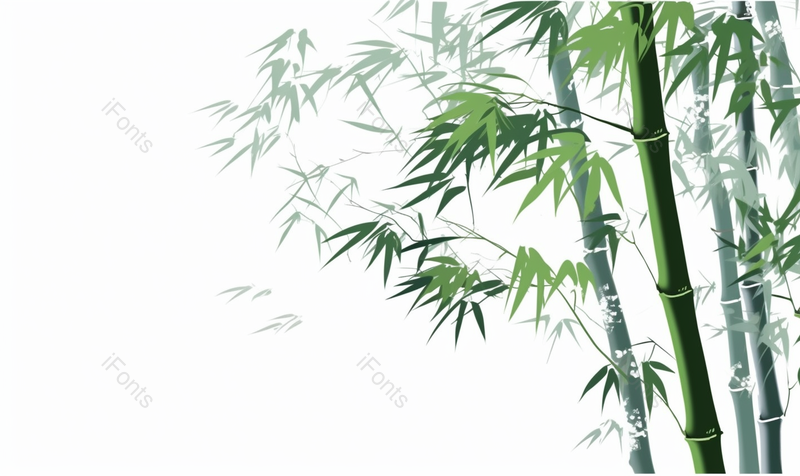 绿色竹林植物装饰,插画/手绘图,插画/手绘图库,插画/手绘图下载,插画/手绘